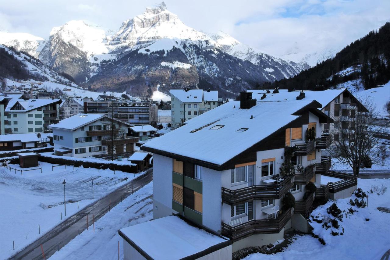 Apartment Next To Titlis Station Енгелберг Екстериор снимка